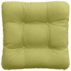 vidaXL Seat Cushions 4 pcs Light Green 40 x 40 x 12 cm Fabric