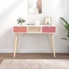 vidaXL Console Table with Drawers 105x30x75 cm Engineered Wood