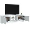 vidaXL TV Cabinet with LED Lights White 120x30x36 cm