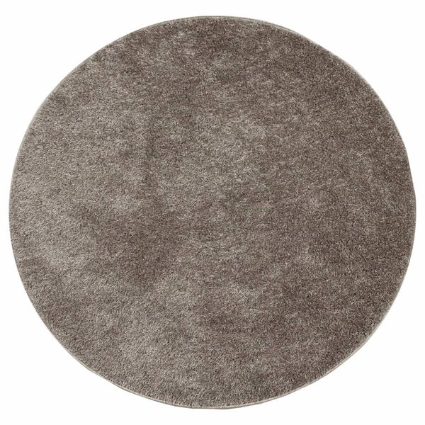 vidaXL Rug ISTAN High Pile Shiny Look Grey &Oslash; 200 cm