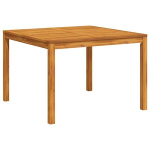 vidaXL Garden Dining Table 110x110x75 cm Solid Wood Acacia
