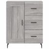 vidaXL Highboard Grey Sonoma 69.5x34x180 cm Engineered Wood