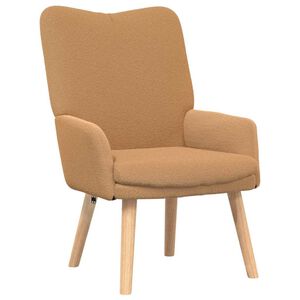 vidaXL Relaxing Chair Beige 63 x 67 x 94 cm Fabric