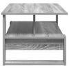vidaXL Coffee Table Grey Sonoma 90 x 50 x 40 cm Engineered Wood
