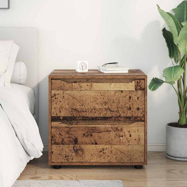 vidaXL Storage Cabinet Old Wood 60 x 48 x 57 cm Engineered Wood