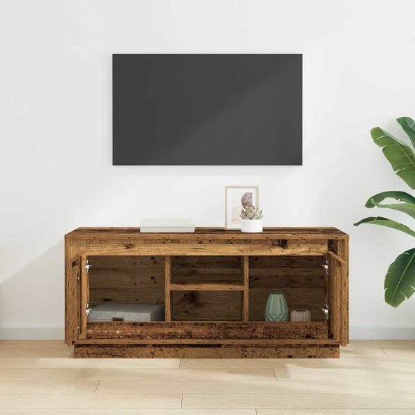 vidaXL TV Cabinet Old Wood 102 x 35 x 45 cm Engineered Wood