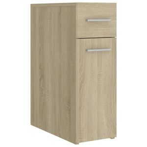 vidaXL Apothecary Cabinet Sonoma Oak 20x45.5x60 cm Engineered Wood