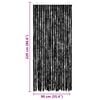 vidaXL Insect Curtain Anthracite 90x220 cm Chenille