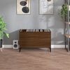 vidaXL Record Cabinet Brown Oak 74.5x38x48 cm Engineered Wood