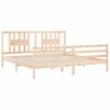 vidaXL Bed Frame without Mattress 200x200 cm Solid Wood