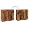 vidaXL Sideboard Old Wood 91x29.5x75 cm Engineered Wood