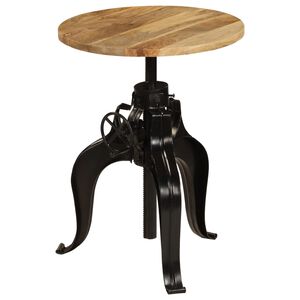 vidaXL Bar Table Solid Mango Wood 60x(76-110) cm