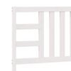 vidaXL Bed Headboard White 106x4x100 cm Solid Wood Pine
