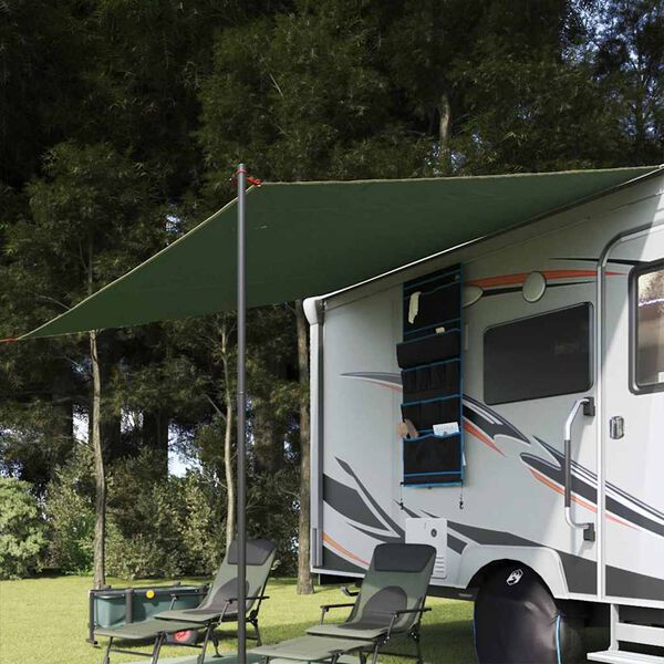 vidaXL Water Resistant Tarp with Roof Green