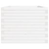 vidaXL Garden Planter White 90x60x46 cm Solid Wood Pine