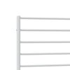 vidaXL Metal Bed Frame without Mattress with Headboard White 80x200cm