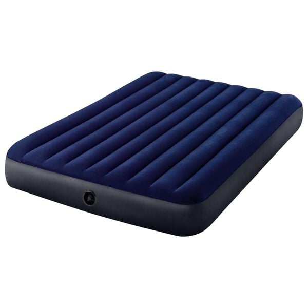 Intex Dura-Beam Inflatable Air Bed with Pump 152x203x25 cm Blue