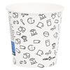 vidaXL Coffee Paper Cups 120 ml 100 pcs White and Black
