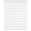 vidaXL Zebra blind 140.9x175 cm Fabric Width 136.7 cm white
