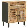 vidaXL Bedside Table Natural 50 x 33 x 60 cm Solid Mango Wood