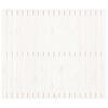 vidaXL Wall Headboard White 127.5x3x110 cm Solid Wood Pine