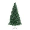 vidaXL Artificial Christmas Tree with 300 LEDs with Stand Green 300 cm