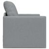 vidaXL Folding Sofa Bed Light Grey 74 x 77 x 81 cm Fabric