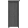 vidaXL Sideboard Grey 83x41.5x100 cm Solid Wood Pine