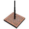 vidaXL Parasol Base Terracotta Square 12 kg