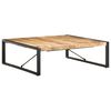vidaXL Coffee Table 120x120x40 cm Rough Mango Wood