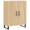 vidaXL Highboard Sonoma Oak 69.5x34x180 cm Engineered Wood