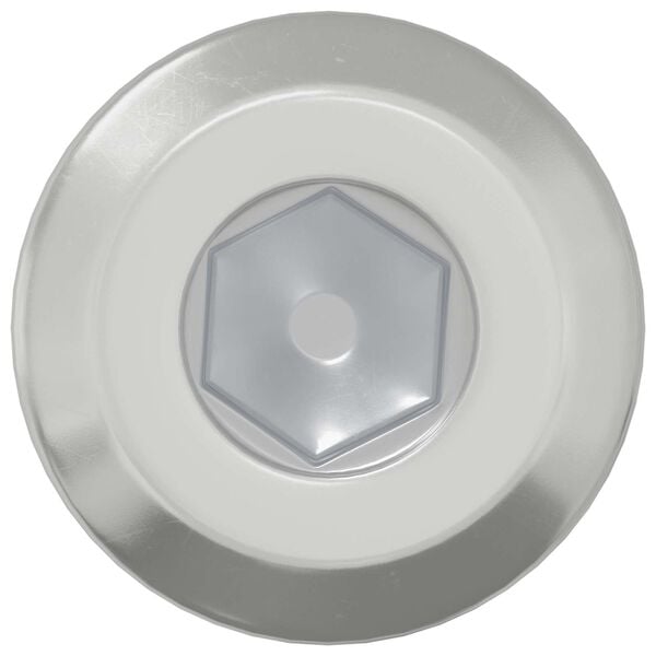 vidaXL Head Lock Screw 2 pcs Silver M6 x 15 mm Steel