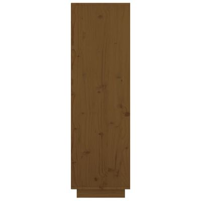vidaXL Highboard Honey Brown 74x35x117 cm Solid Wood Pine