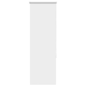 vidaXL Roller Blind Blackout White 40x130 cm Fabric Width 35.7 cm Polyester