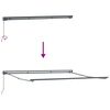 vidaXL Retractable Awning Cream 400 x 300 cm Polyester and Aluminium