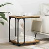 vidaXL Side Table Old Wood 50 x 35 x 55.5 cm Engineered Wood
