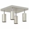 vidaXL Ceiling Spotlight Nickel 26 x 26 x 16.5 cm Metal