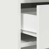 vidaXL Dressing Table with Door White 50 x 41 x 135 cm Engineered Wood