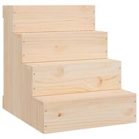 vidaXL Pet Stair 40x49x47 cm Solid Wood Pine