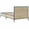 vidaXL Bed Frame without Mattress Sonoma Oak 100x200 cm