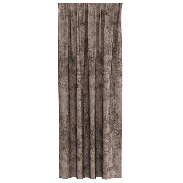 vidaXL Velvet Curtains 2 pcs Cappuccino 245 x 140 cm Velvet