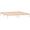 vidaXL Bed Frame without Mattress 193x203 cm Solid Wood Pine King