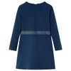 Kids' Dress with Long Sleeves Navy 128
