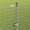 vidaXL Fence Post 12 pcs Silver Powder-coated steel