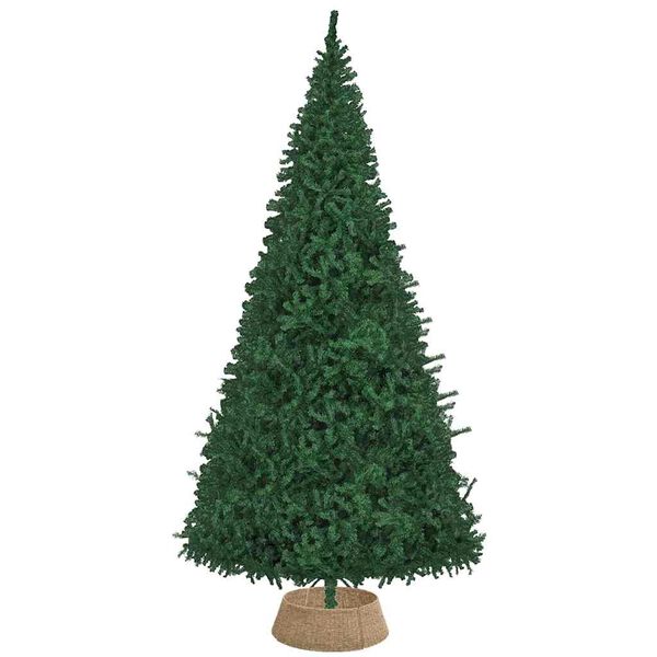 vidaXL Christmas Tree Collar Brown 90 x 90 x 28 cm Seagrass