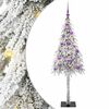 vidaXL Christmas Tree White 150 cm PE and Steel