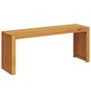 vidaXL Bench Oil Natural 110 x 30 x 45 cm Solid Teak Wood
