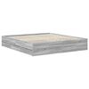 vidaXL Bed Frame with Drawer Grey Sonoma 180 x 200 cm Engineered Wood