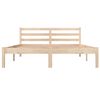 vidaXL Bed Frame without Mattress Solid Wood Pine 140x190cm