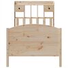 vidaXL Bookcase Bed without Mattress 90x190 cm Single Solid Wood Pine